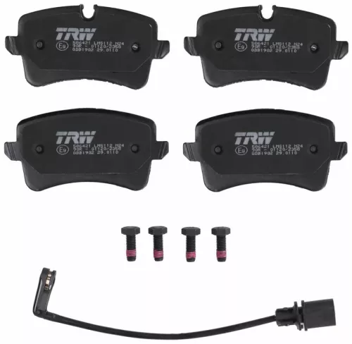 Bremsbelagsatz, Scheibenbremse